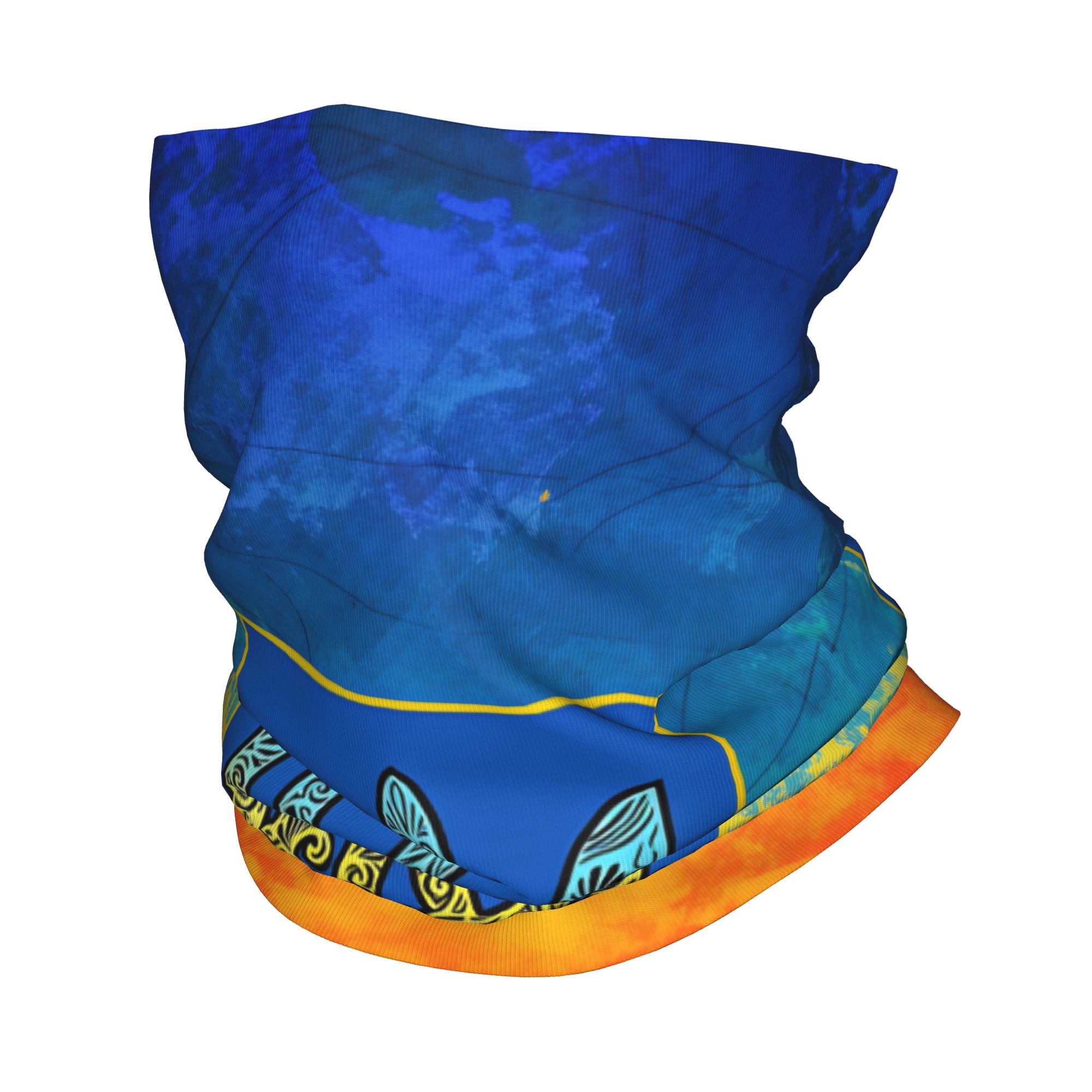 Neck Gaiter Face Cover - ウクライナの三色エンブレムバラクラバアウトドアスポーツ自転車マスクUV保護ネックカバーフェイスマスク秋y2k面白いネックゲイター