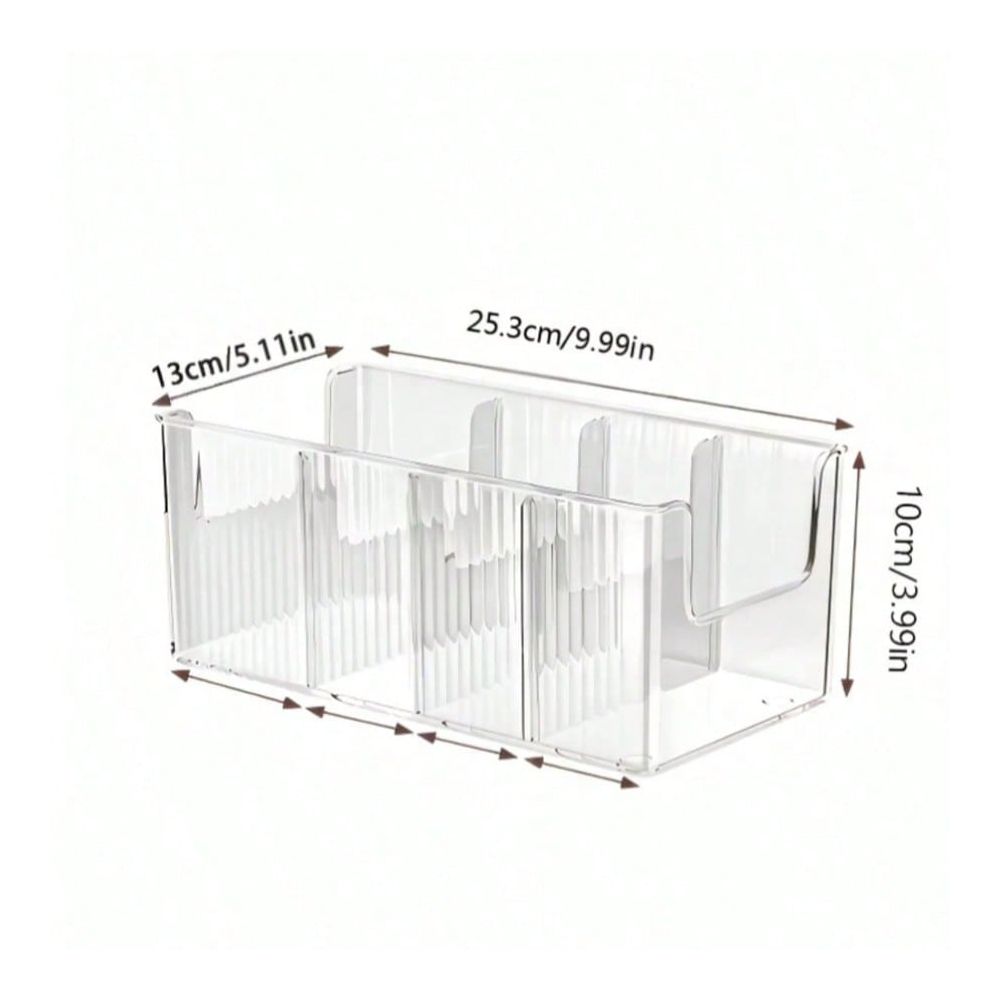 大人用大型4区画透明ピルボックス1個、取り外し可能な仕切り、 - Face Mask Storage Box のレビューと価格