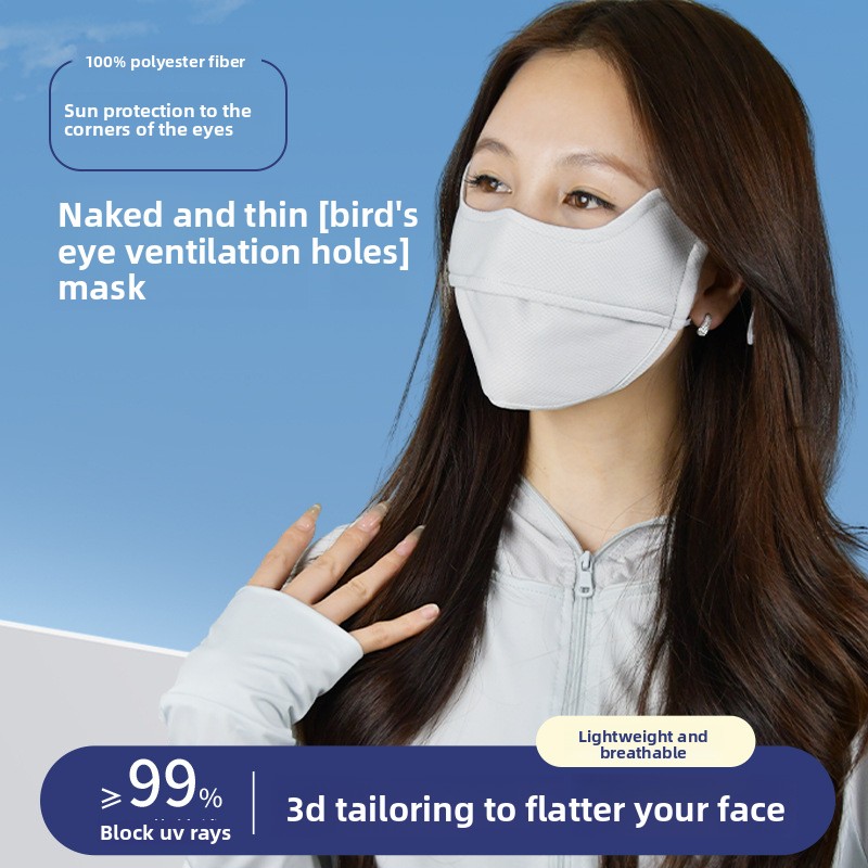 春夏用バードアイクロスフェイスマスク、紫外線防止フェイスマス - Cloth Face Mask Washable のレビューと価格