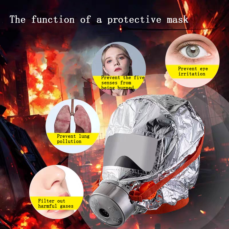 安全防火自己救助呼吸器訓練用ガスマスク、脱出用フード、防煙呼 - Kn95 Respirator Mask のレビューと価格